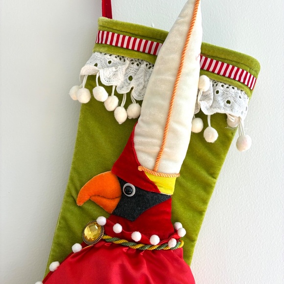 Patience Brewster Krinkles Cardinal Stocking - Picture 9 of 9
